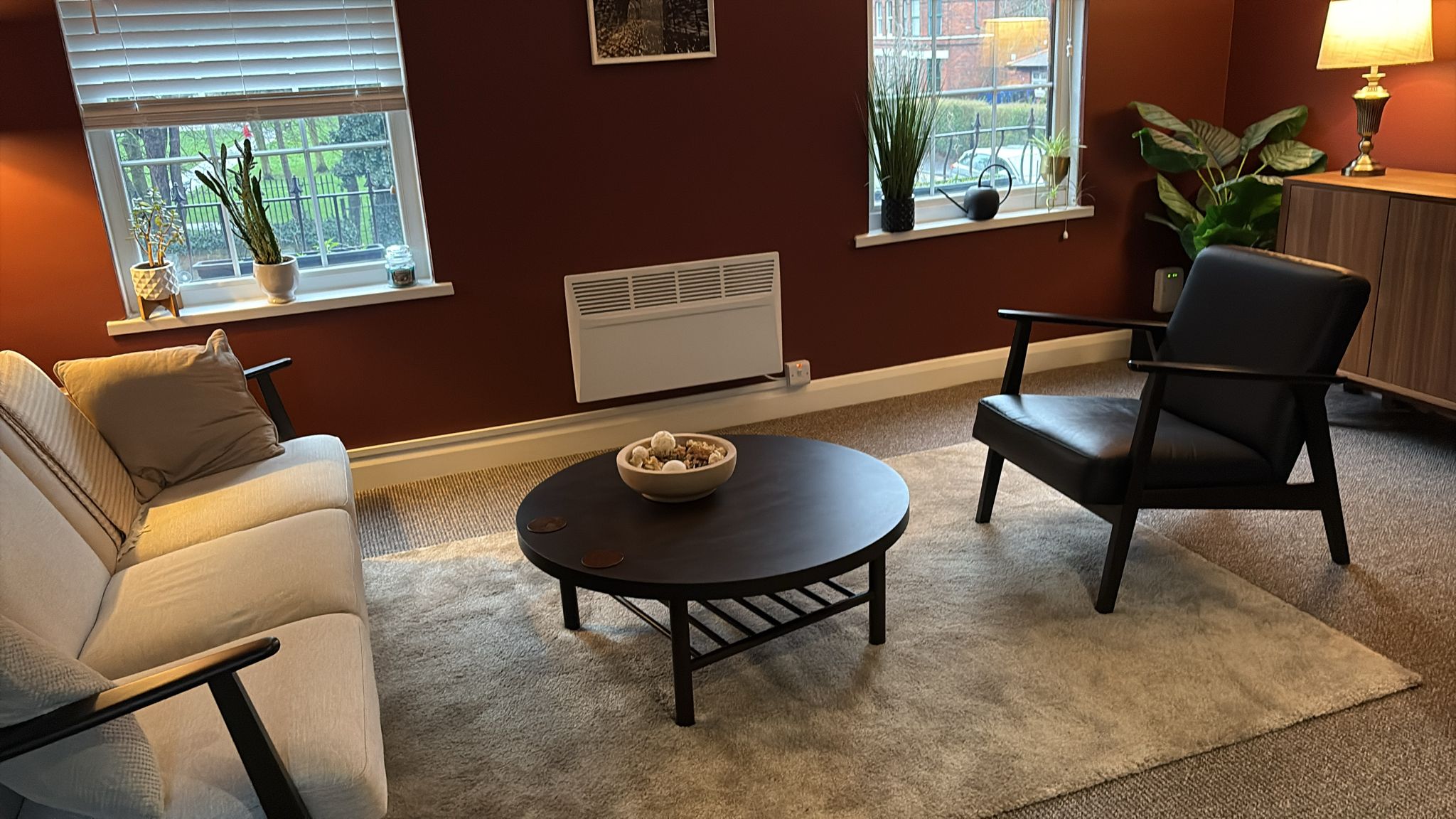 RB Counselling therapy room in Belfast